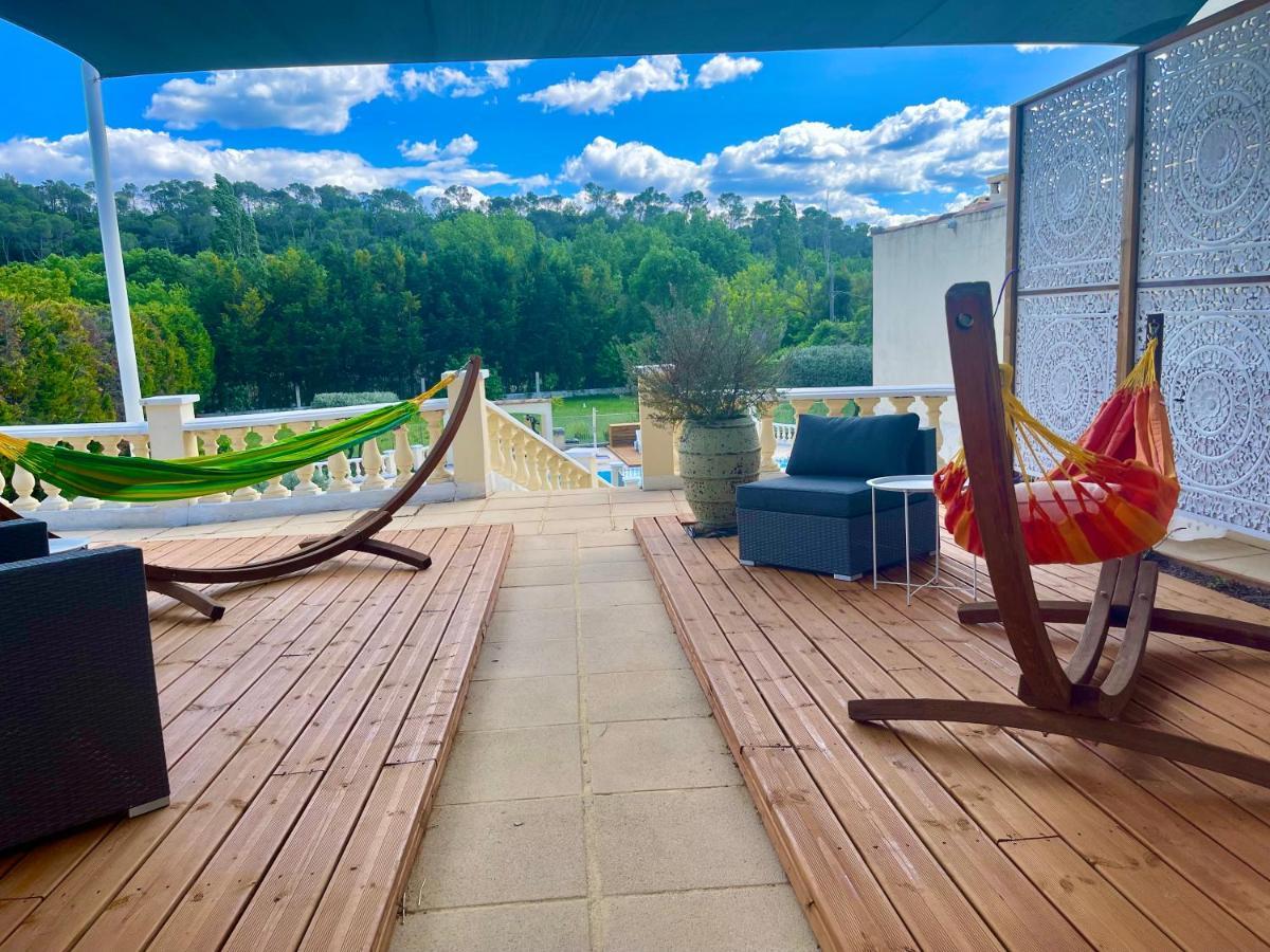 Les Terrasses De Valerian Villa Brignoles Bagian luar foto